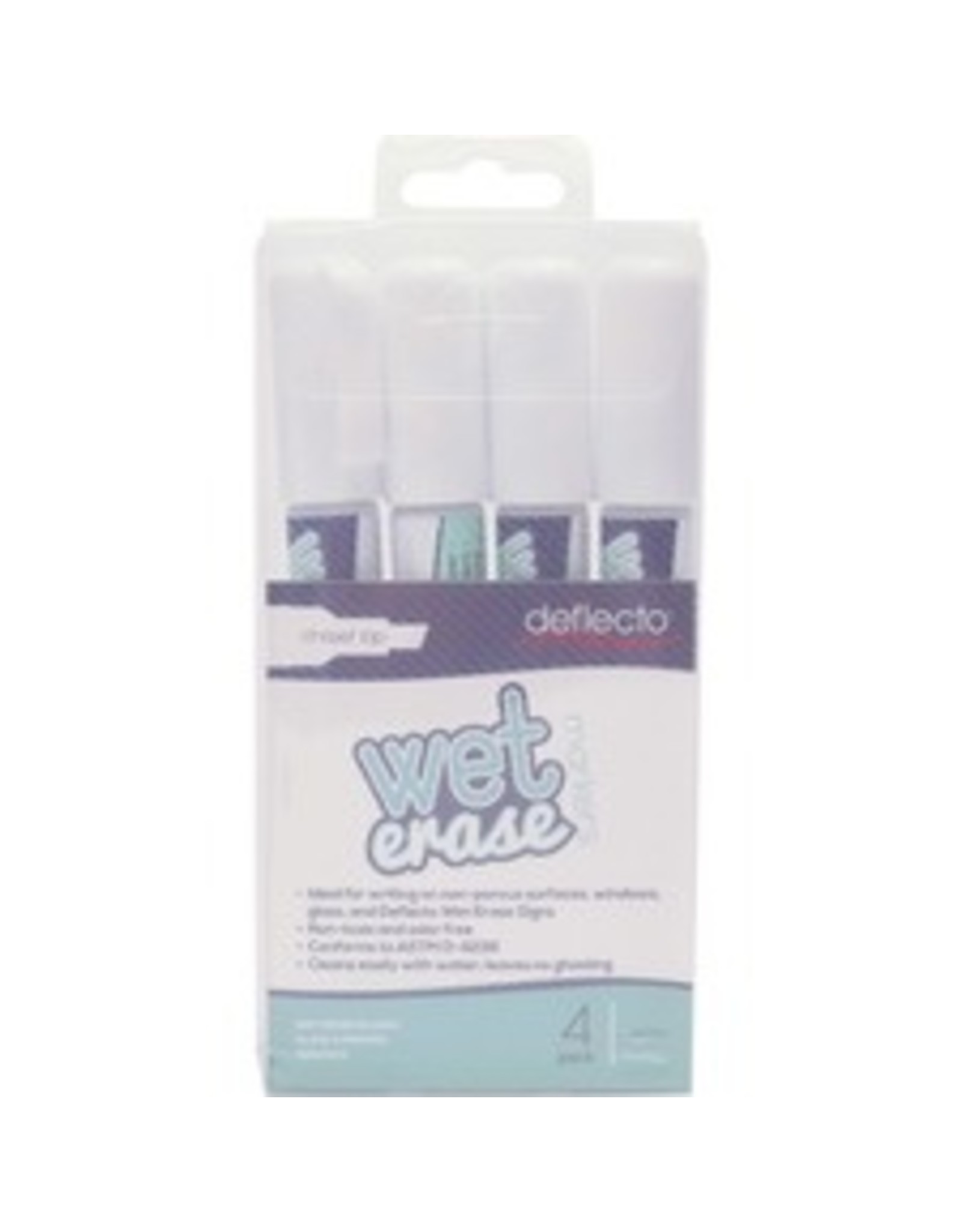 WET-ERASE MRKR CHIS WHITE,4/BX