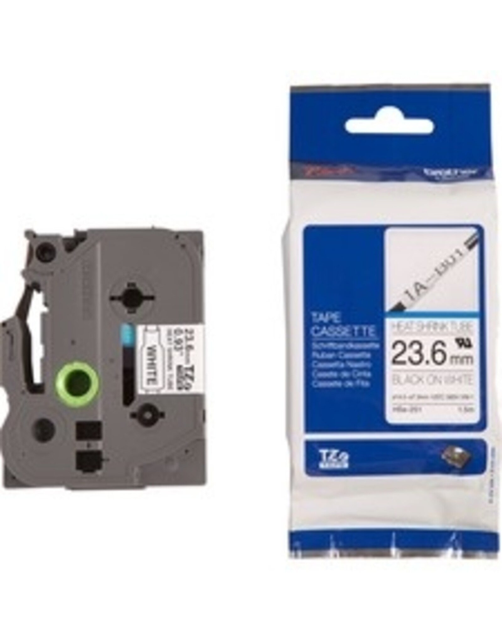 BLK/WHT HEAT SHRINK TAPE 24mm