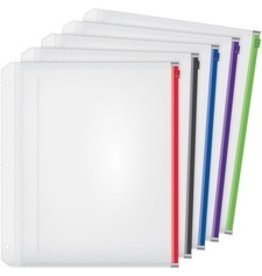 EXP ZIP BIND PKT 1/2 5PK*ASSO