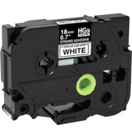TAPE STRONG ADHES 18mm BLK/WHT