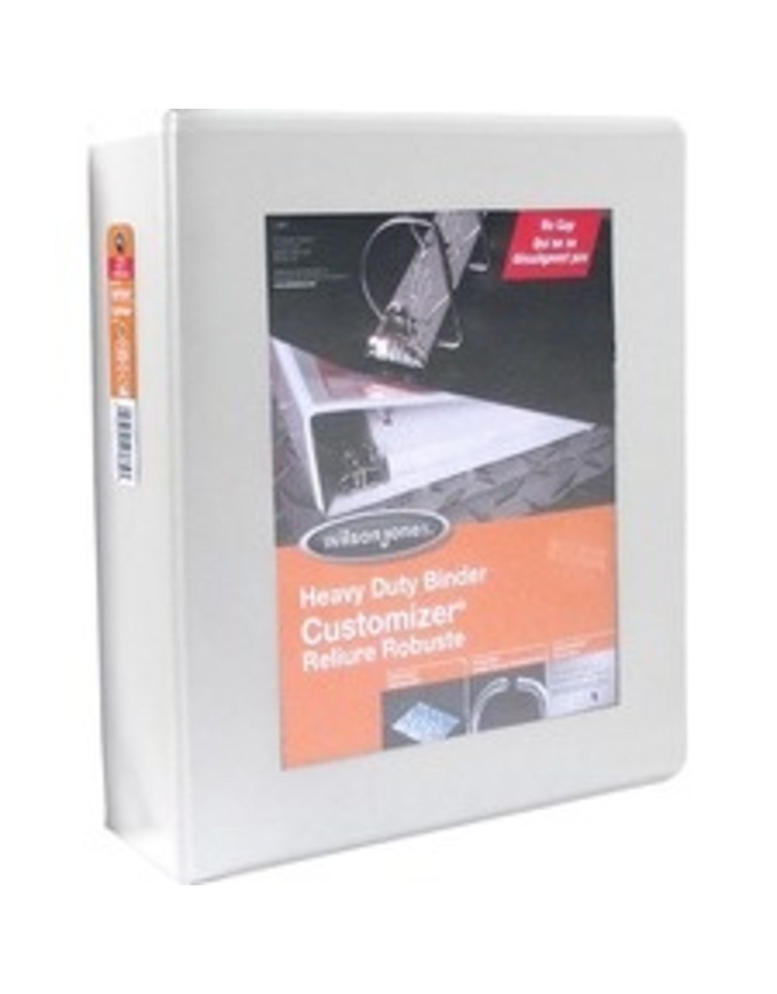 BINDER D-R PLN CUSTM 3'' *WHITE