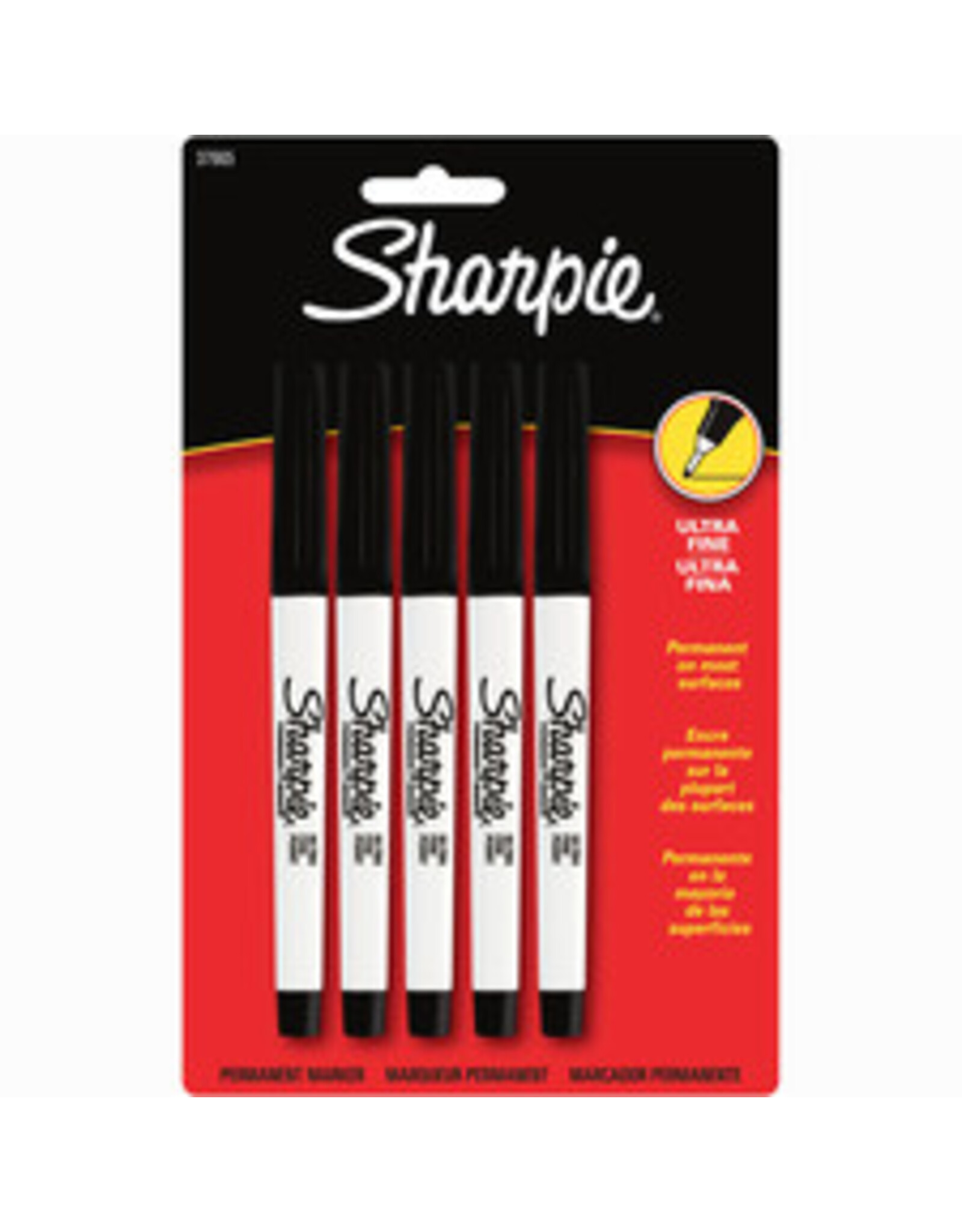MARKER PERM.ULTRA FN BLK,5/PK