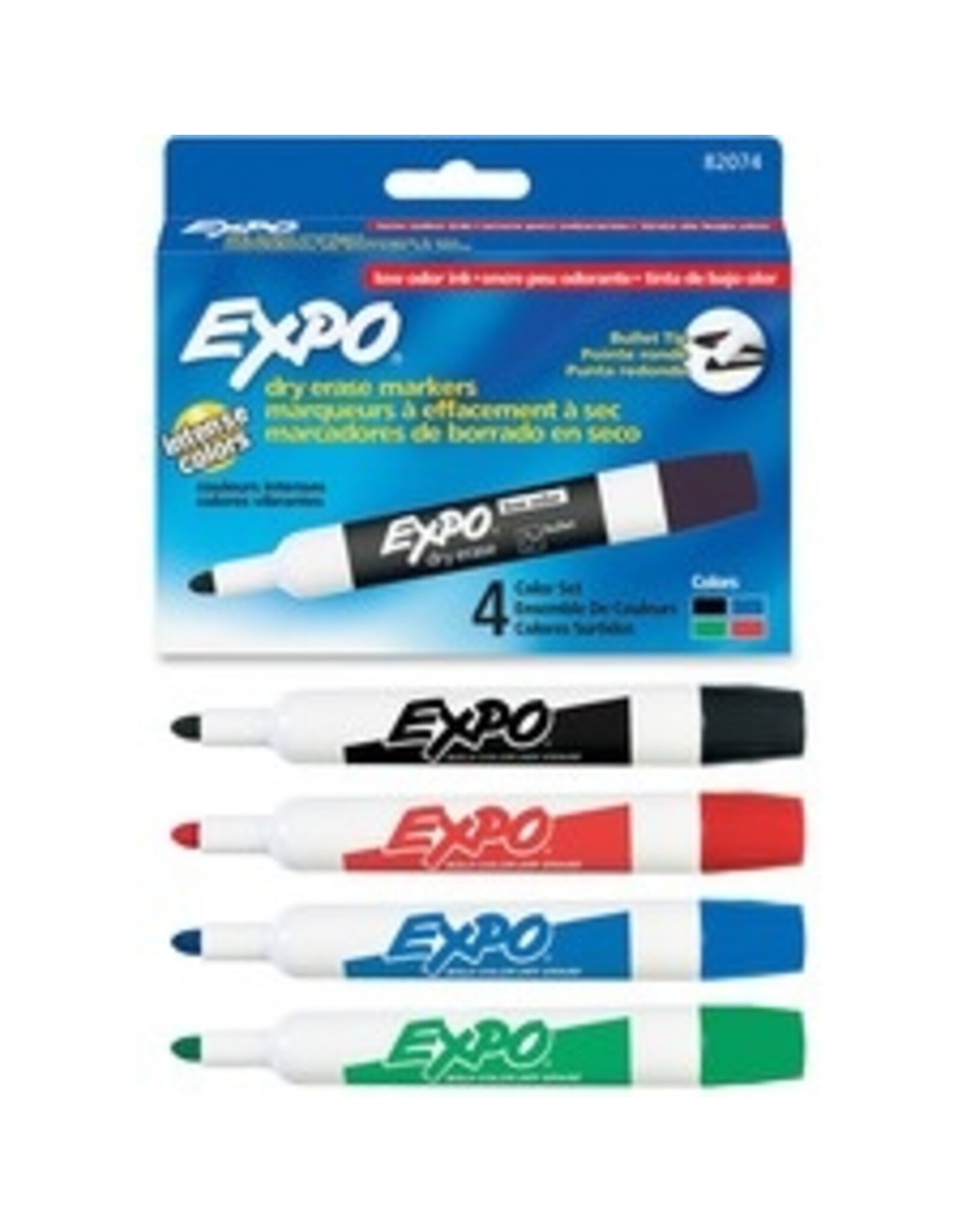 MARKER EXPO 4ASST BULLET*82074