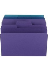 FOLDER LTR 2-DIV SUPERTAB*3/PK