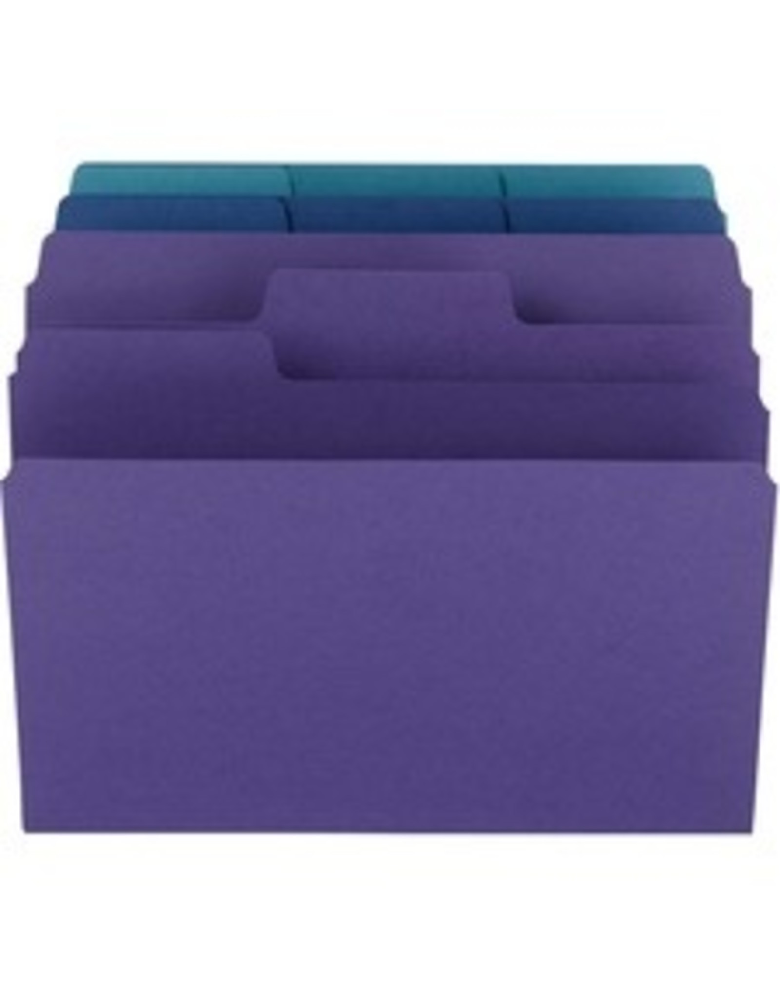 FOLDER LTR 2-DIV SUPERTAB*3/PK