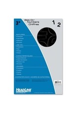 STK-ON LTR, HEL 3'' NUMB *BLACK