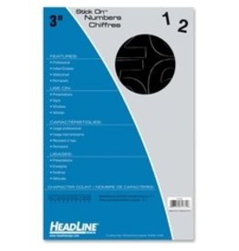 STK-ON LTR, HEL 3'' NUMB *BLACK