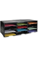 LIT ORGNZR,12 COMPRTMNT *BLACK