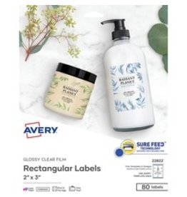LABEL,2X3,EP,CLEAR GLOSSY