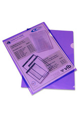 POLY VIEW FLDR LTR*PURPL*10/PK