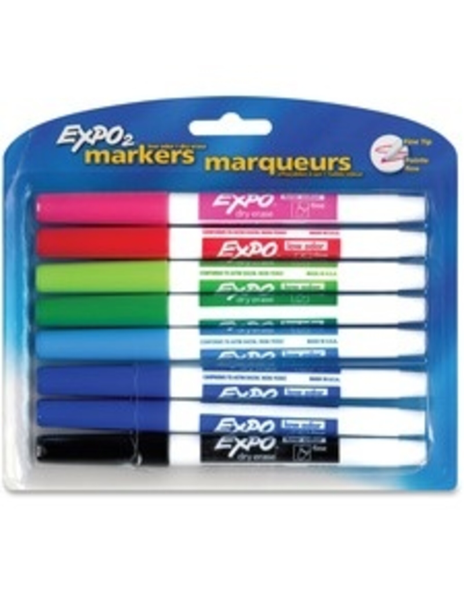 MARKERS EXPO II FINE ASST*8/ST