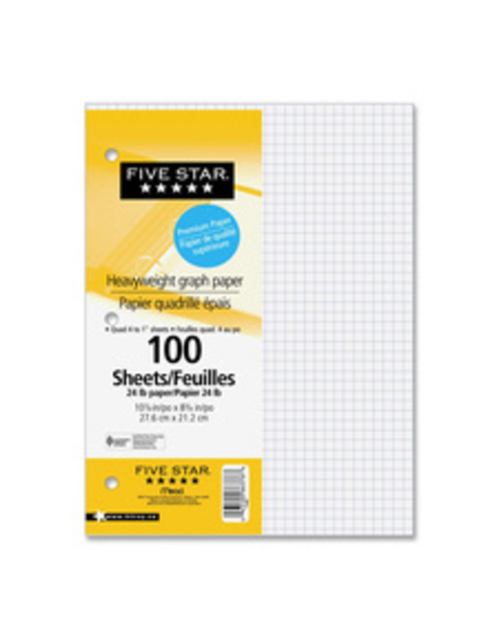 LOOSELEAF RFL HVYWT QUAD RULE