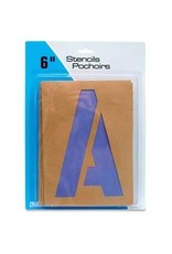 STENCIL 6'' LETTERS/NUMBERS