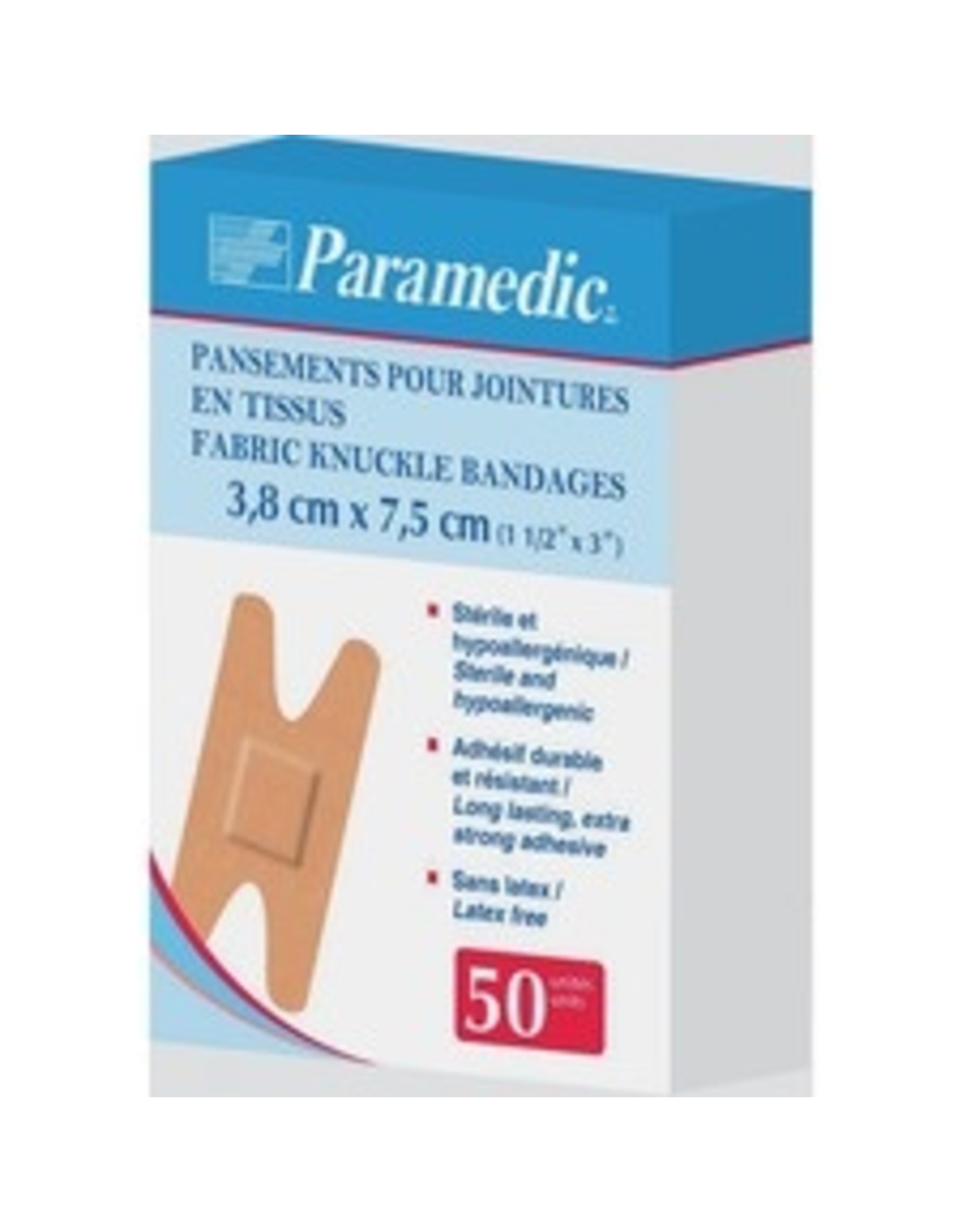BANDAGES FABRIC KNUCKLES,50/PK