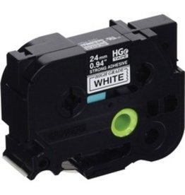 TAPE STRONG ADHES 24mm BLK/WHT