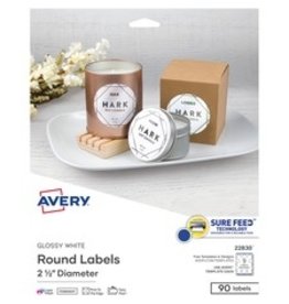 LABEL,2.5'' RND,GLOSSY