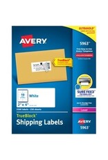LASER LABEL 4x2 BULK  *2500/BX