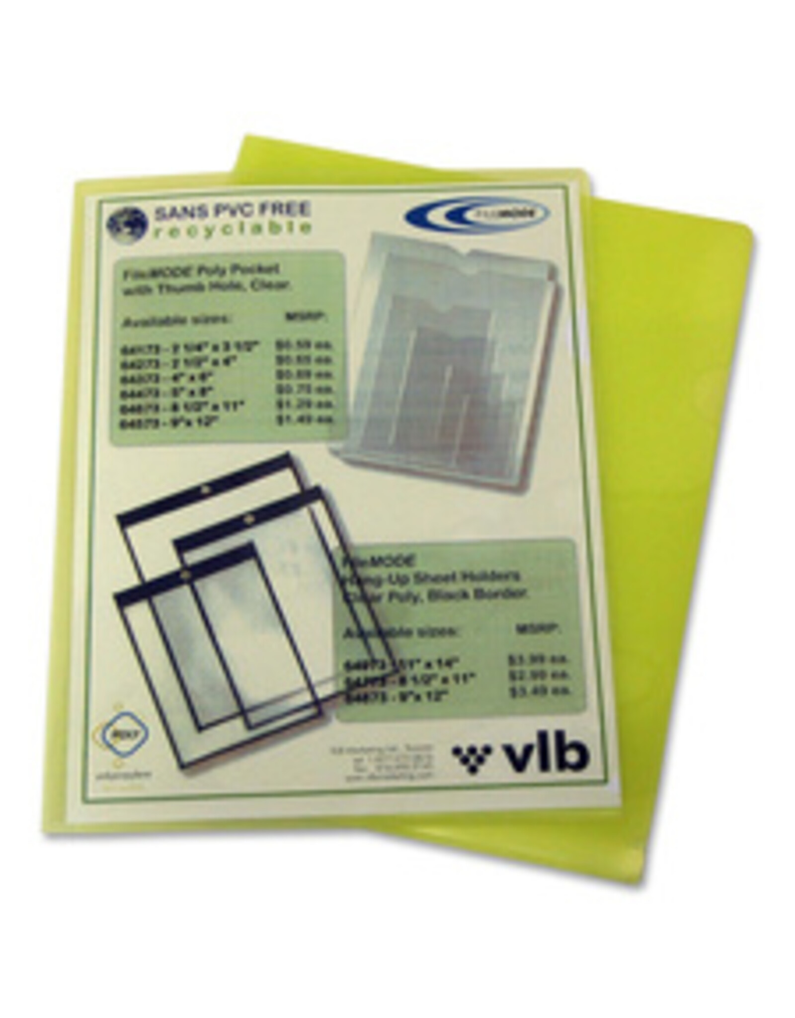 POLY VIEW FLDR LTR*YELLW*10/PK
