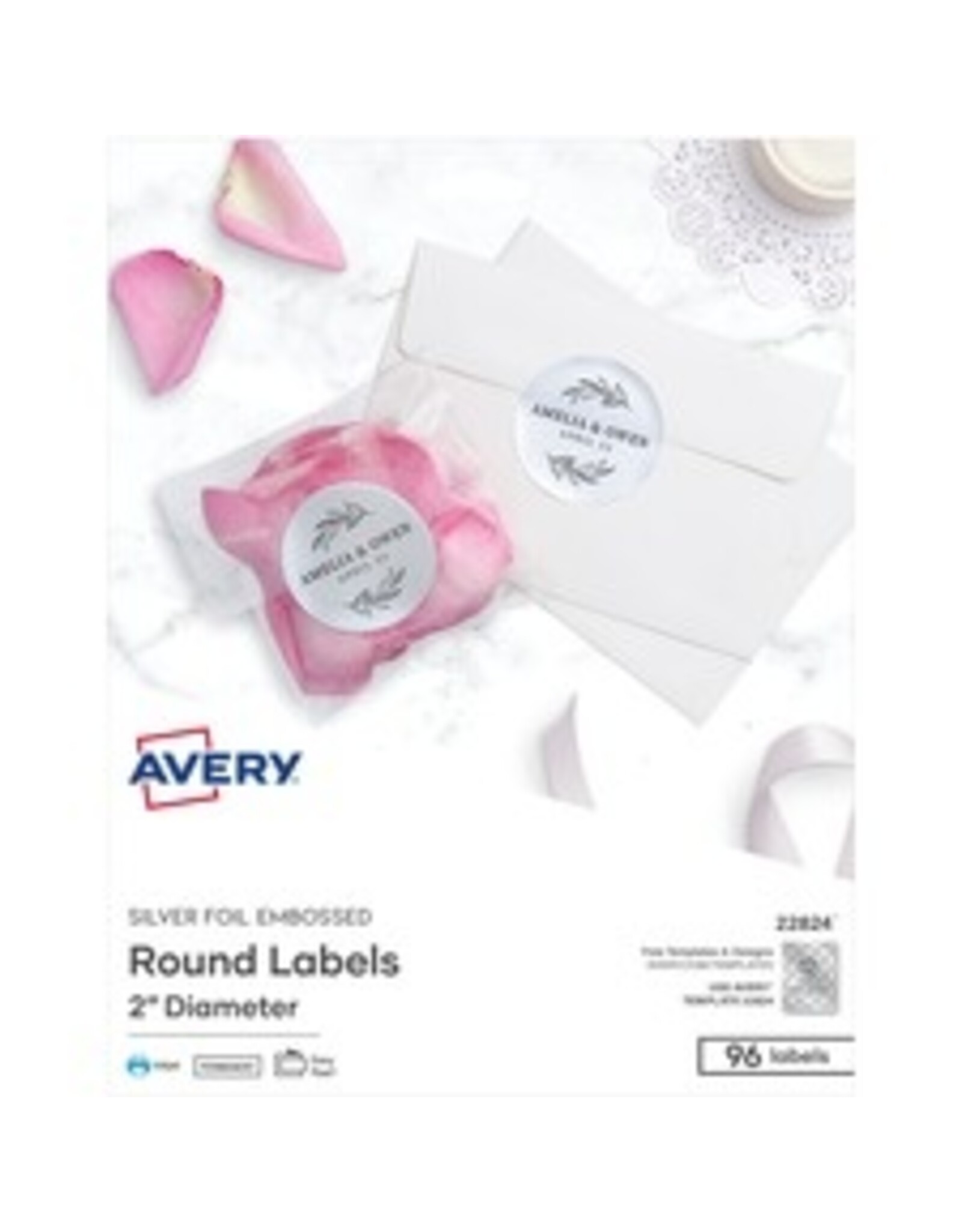 LABEL,2'' RND,FOIL,EMBOSD