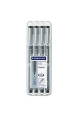 PIGMENT LINER, ASST SZ*BLK*4st