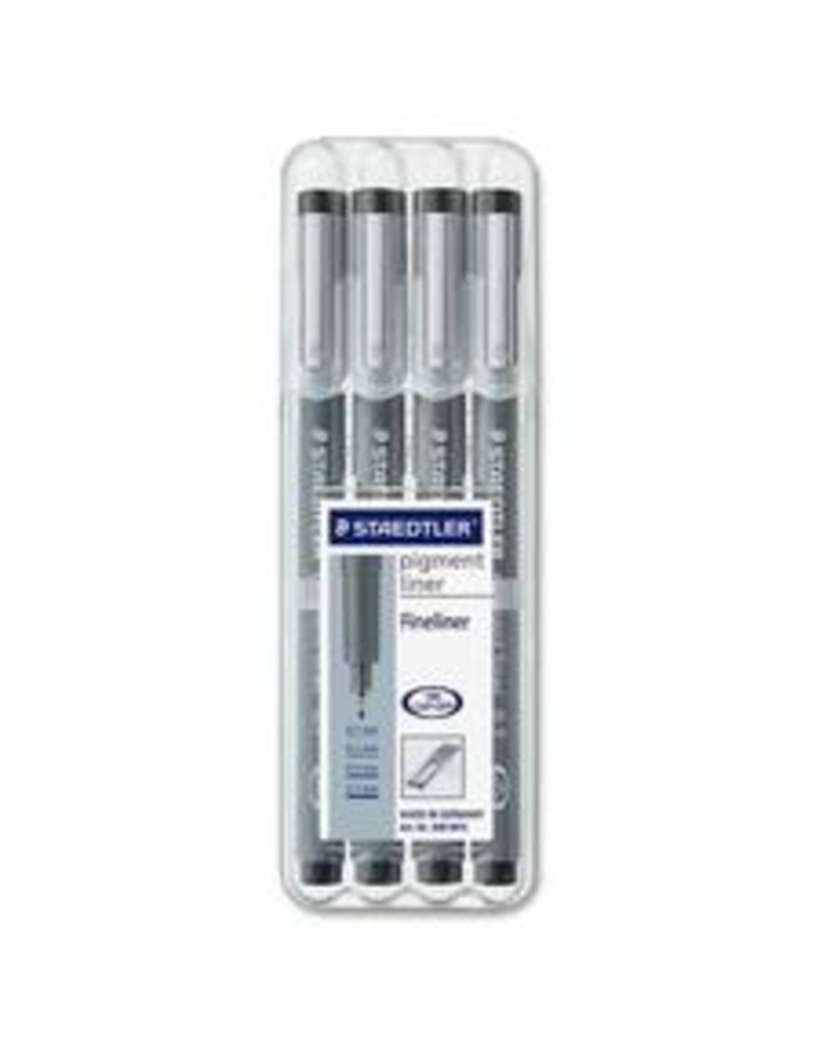 PIGMENT LINER, ASST SZ*BLK*4st