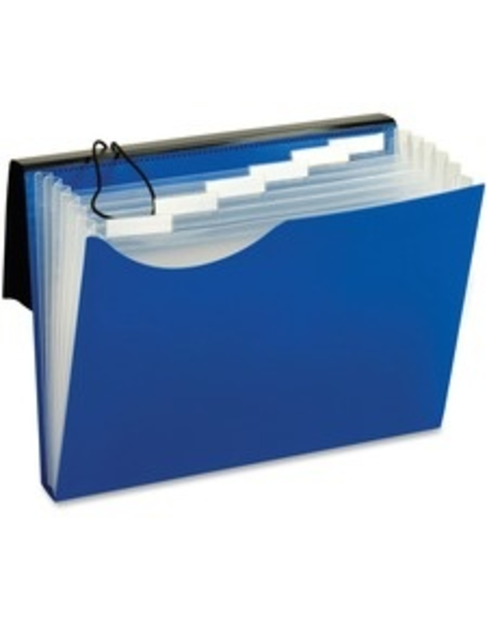 POLY FILE 7-POCKET LTR  *BLUE