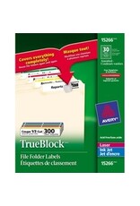 LABEL F/FLDR TRUE BLOCK 300/PK