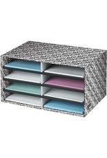 LIT ORGNZR 8-COMPART BROCADE