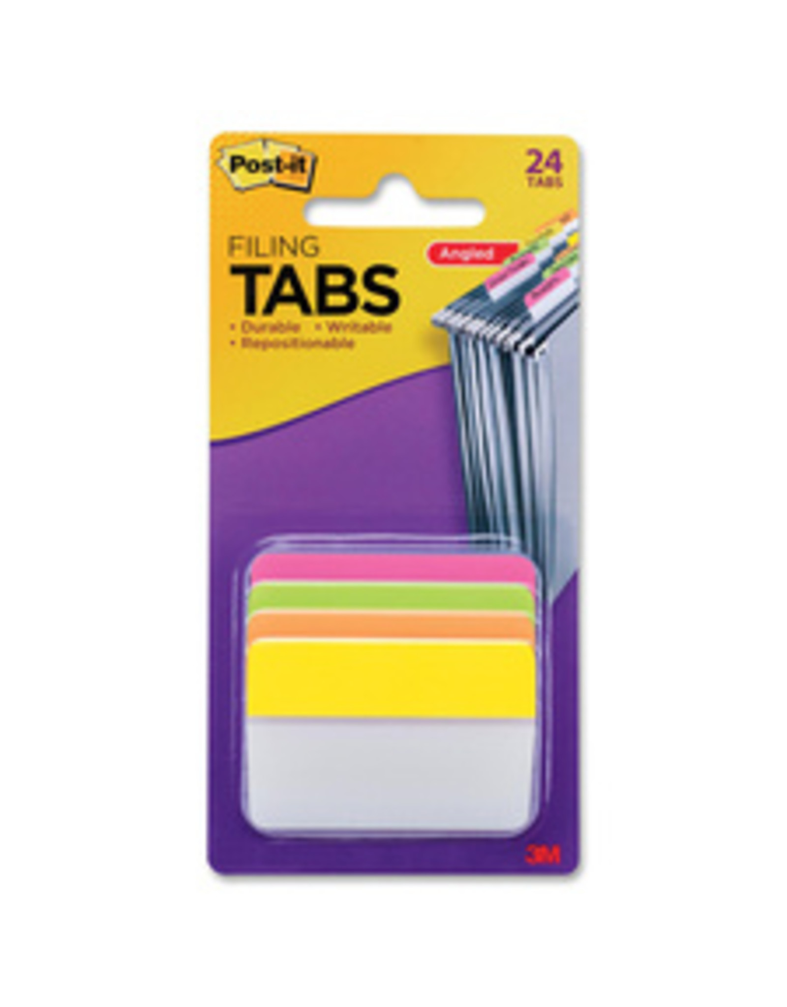 POST-IT TAB ANGLED 2x1.5*24/PK