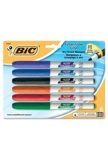 MARKER WHITEBRD G/E FN AST*6pk