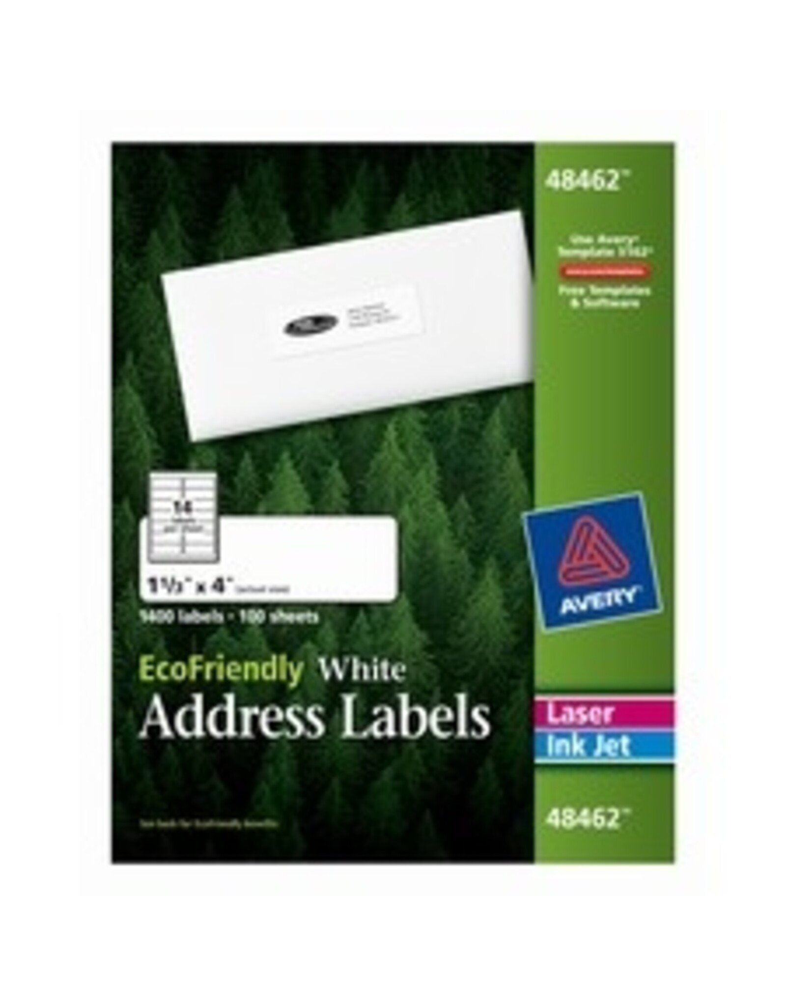 LABEL LSR/INKJ ECO 1-1/3x4