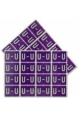 FILE LABEL* U - PURPLE *240/PK