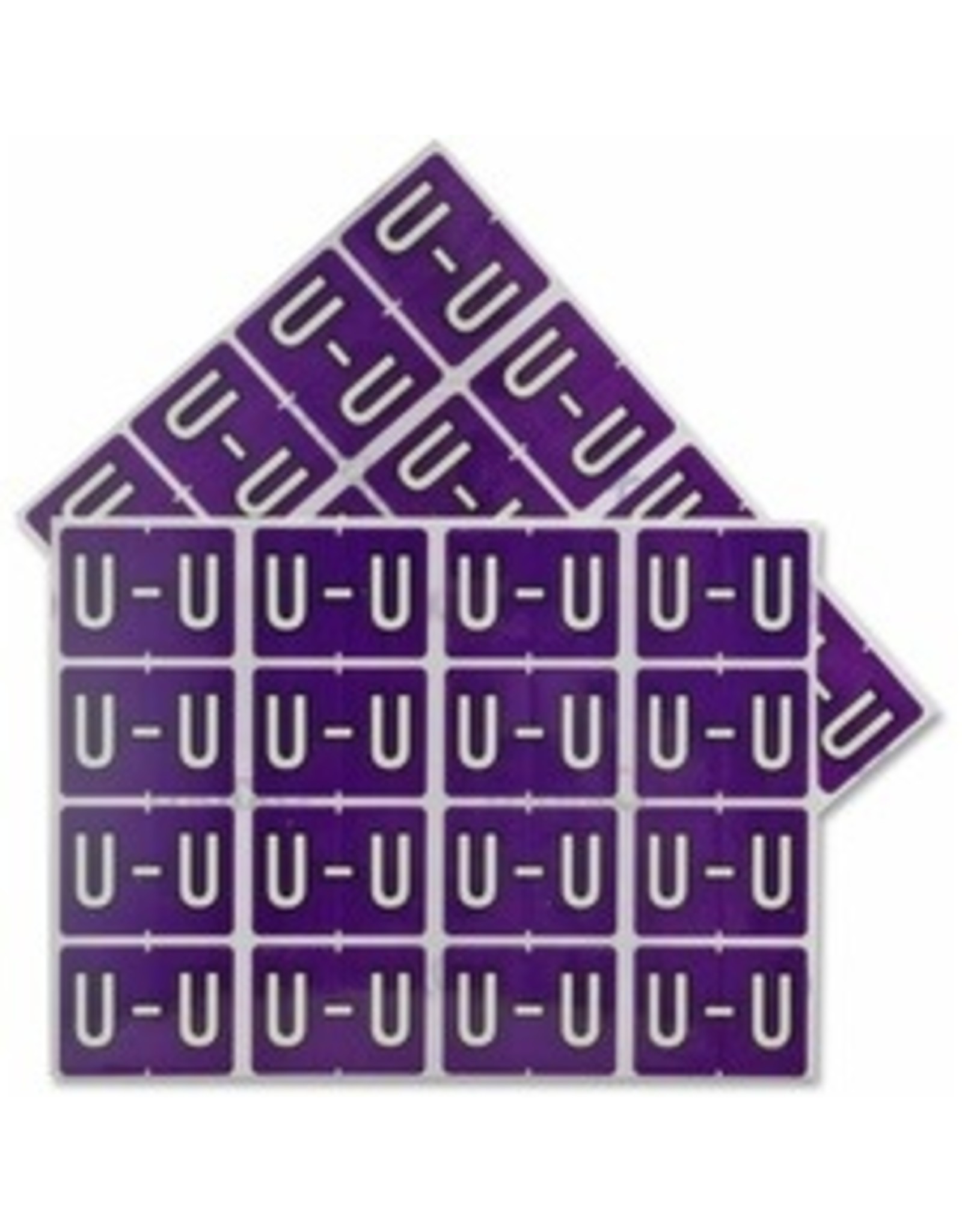 FILE LABEL* U - PURPLE *240/PK