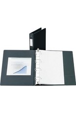 BINDER R-RING 4R LGL 1'' *BLACK