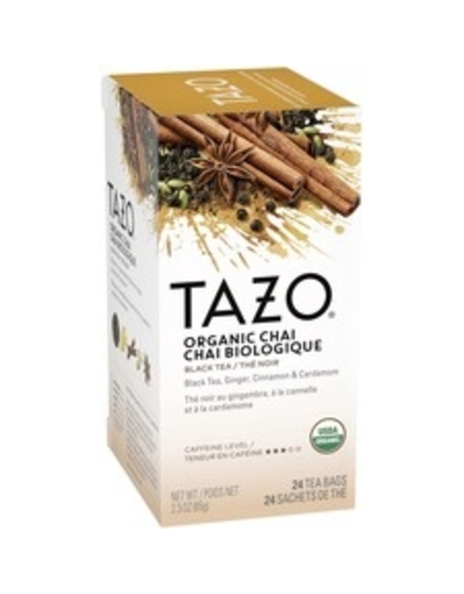 TEA, TAZO ORG CHAI*24BG/BOX