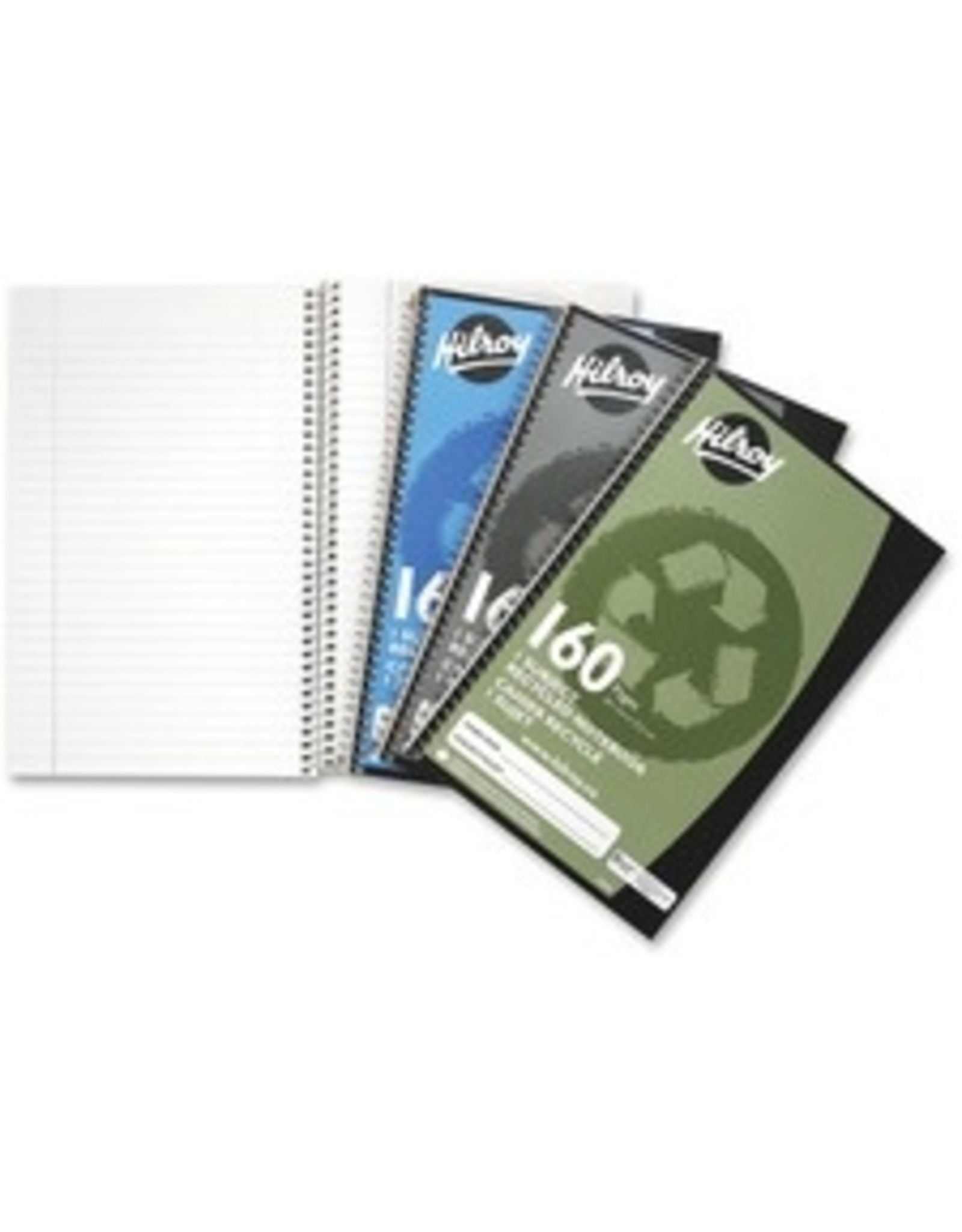 NOTEBK COIL RECYC 9.5x6 160pg