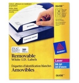 LASER LABEL 2.63x1 REMOV*3C/PK