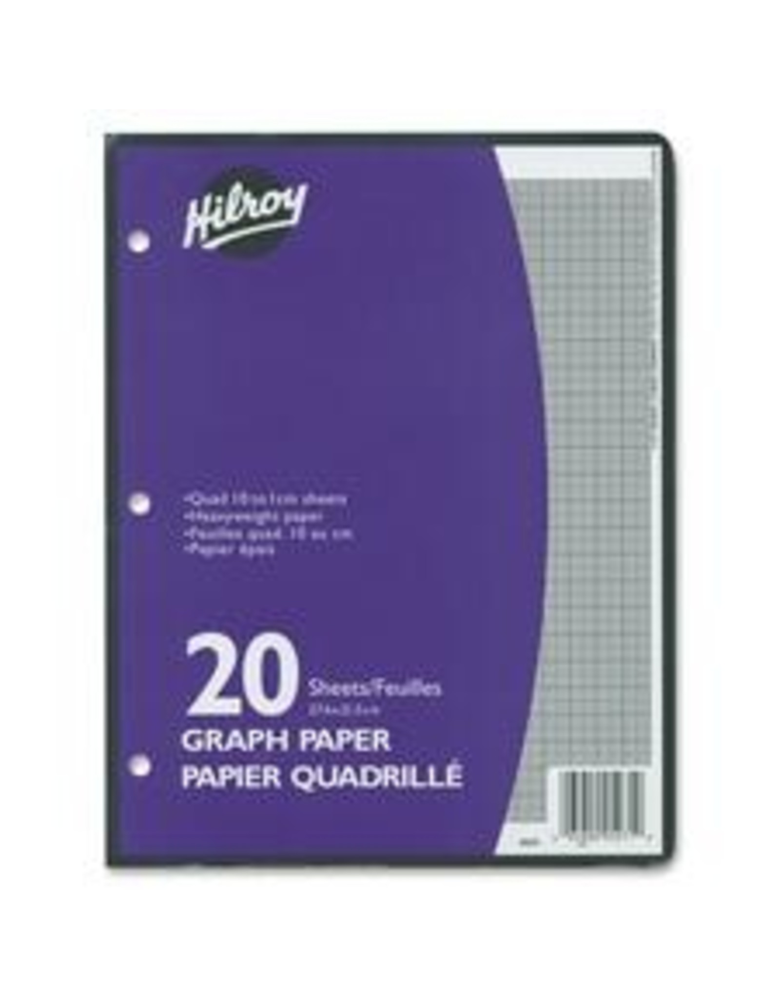 LOOSELEAF, MTRC 1SD QUAD 20sht