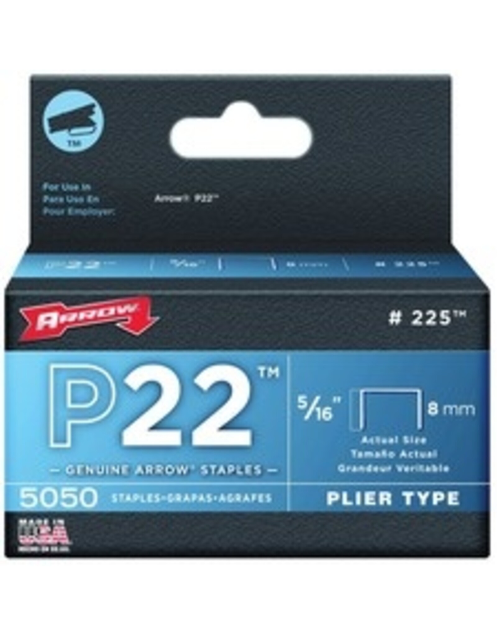 STAPLES 5/16'', P22, 5M/BX
