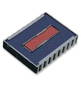 INK PAD, (6/4750/2)  *BLUE/RED