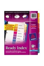 LASER READYINDEX 8TAB ASST*6ST