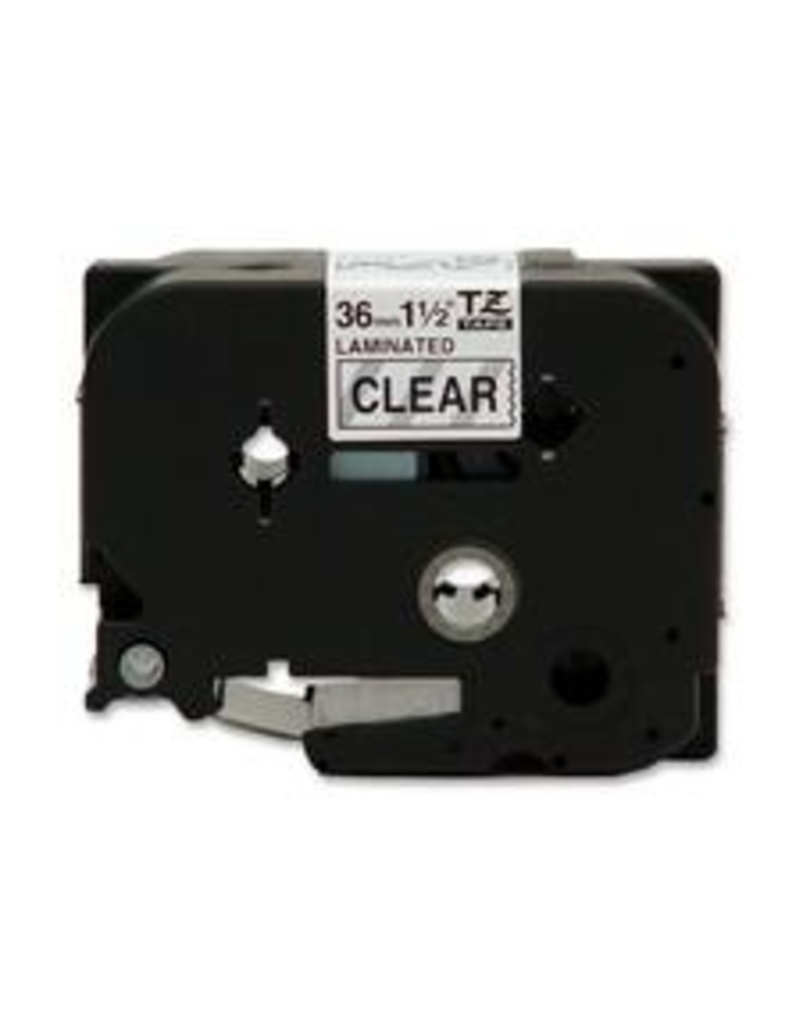 TAPE LAM.PTOUCH,36mm*BLK/CLEAR