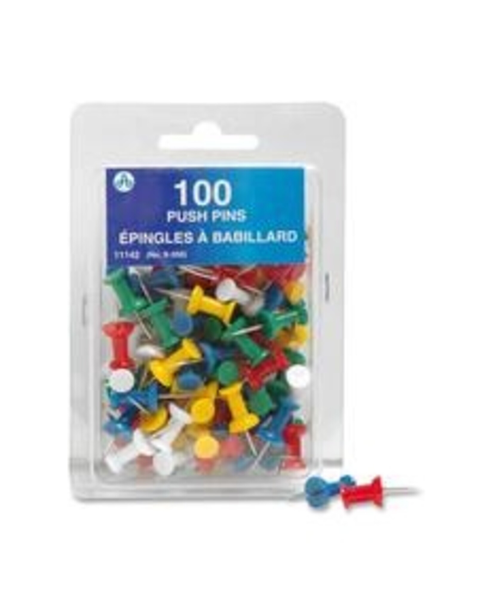 PUSH PINS (X350) ASST  *1C/PK