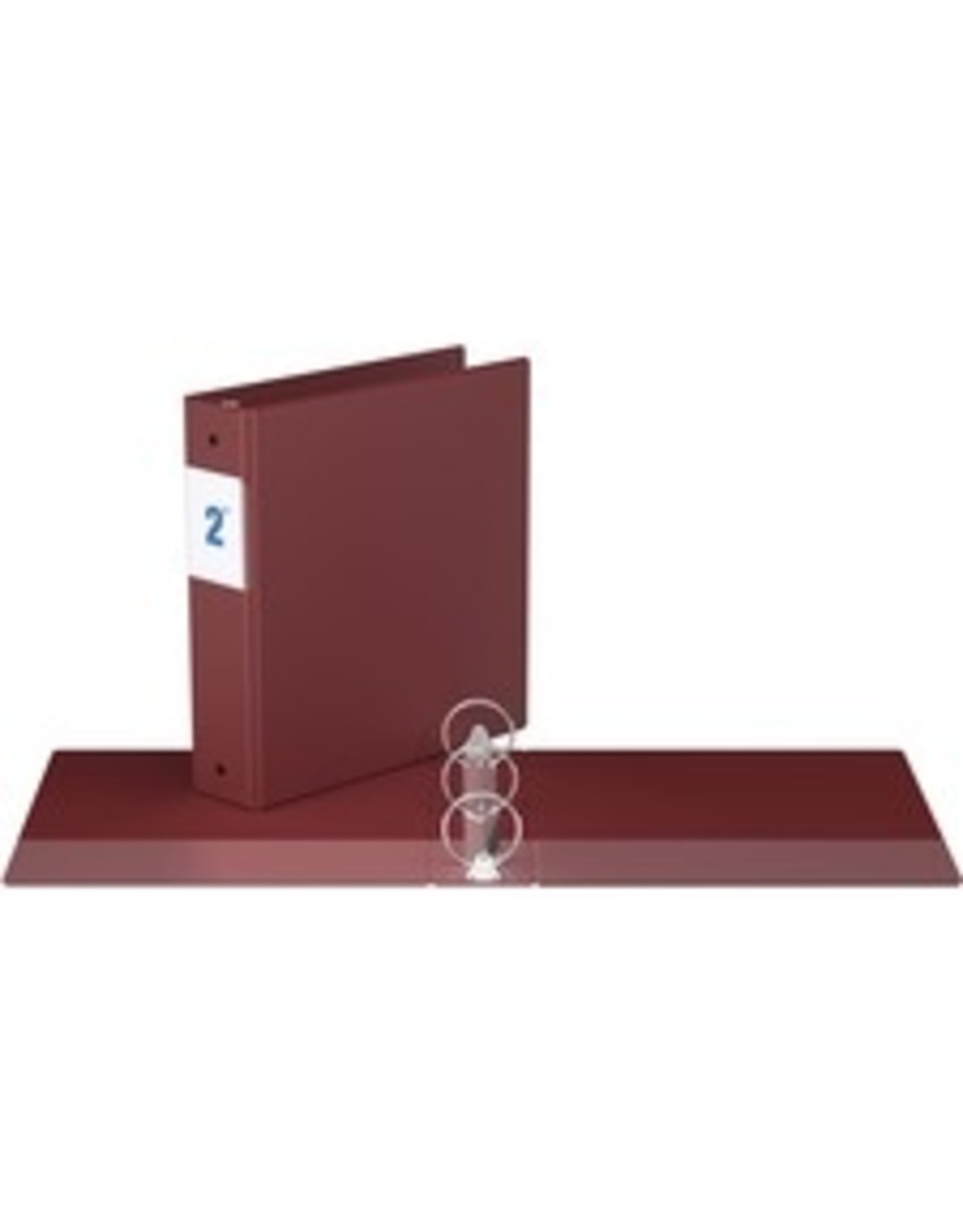 BINDER R-RING 2'' COMMERC*MROON