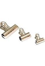 BULLDOG CLIP, CHRM* 2''  *12/BX