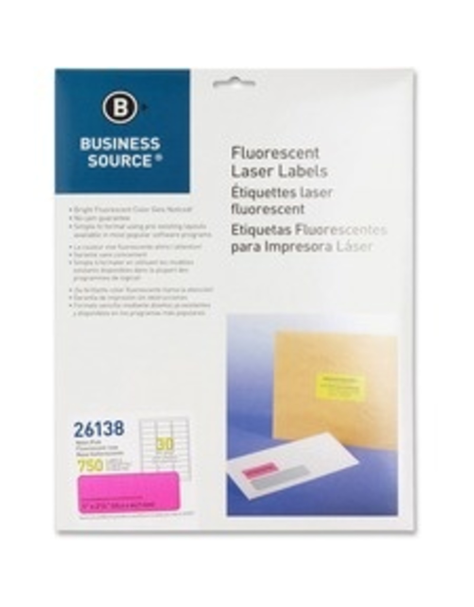 LABEL LSR 1x2-5/8,750/PK*FL.PK
