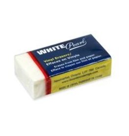 ERASER, VINYL MED WHITE *24/BX