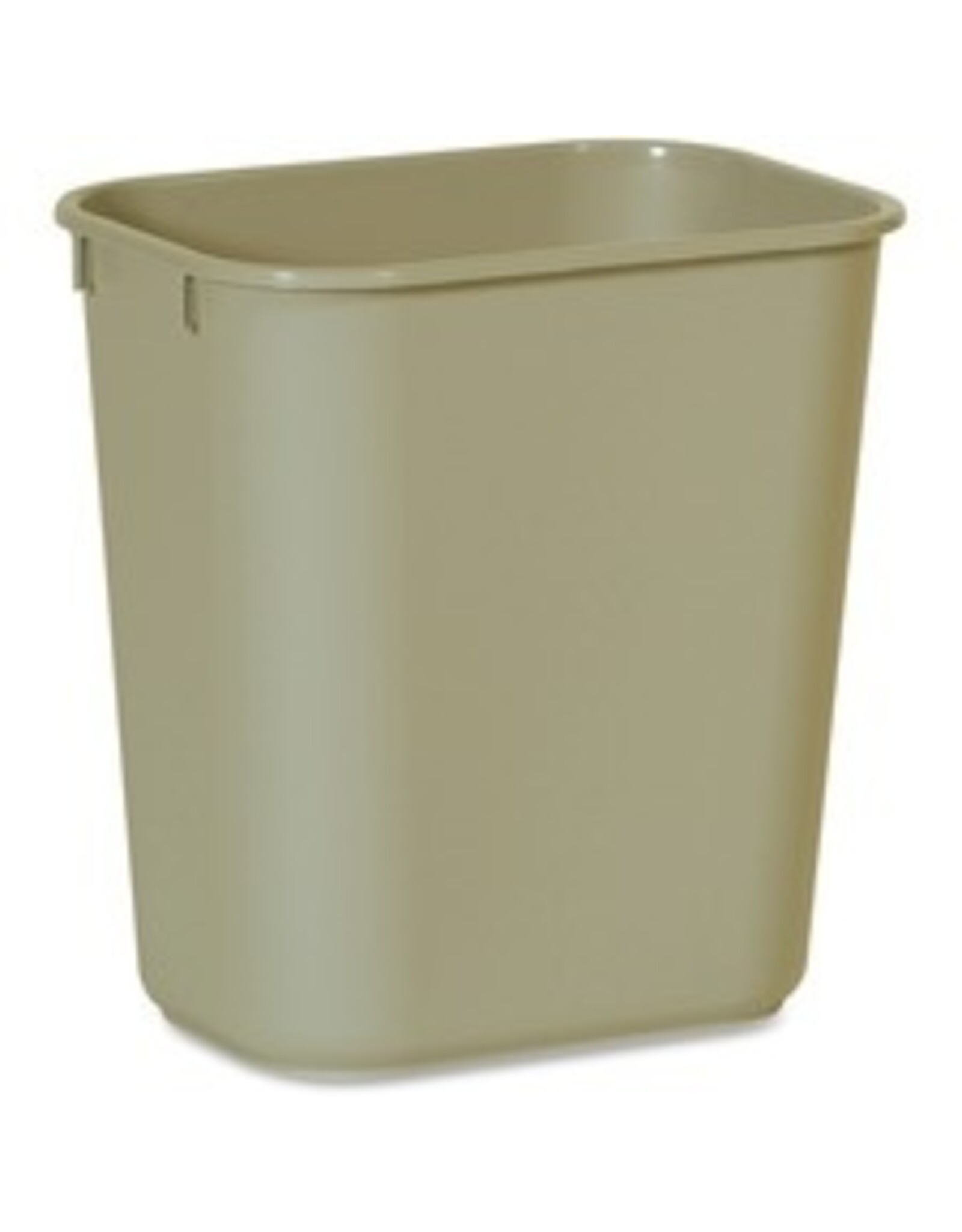 WASTEBASKET SML RECT 13QT*BEIG