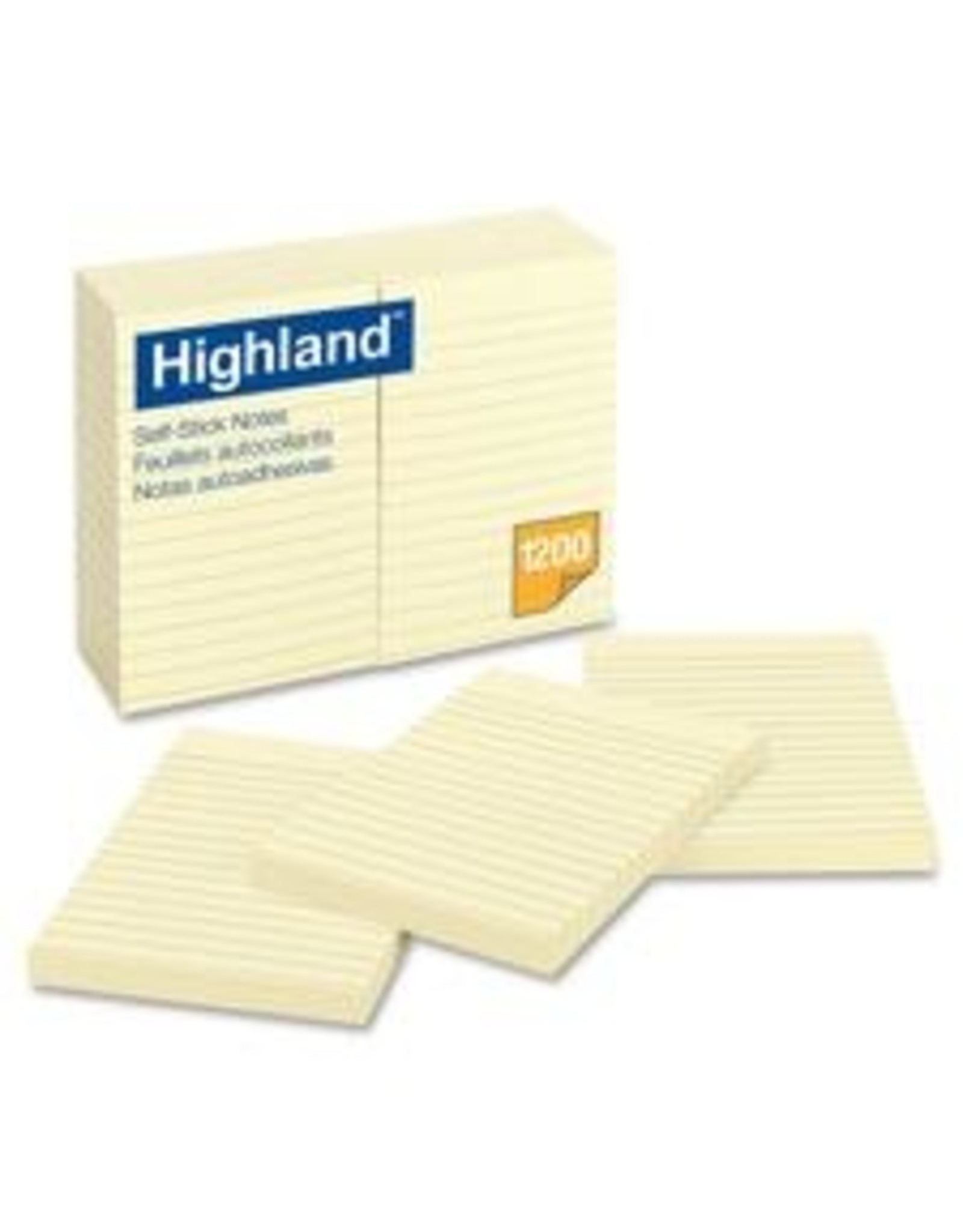 POST-IT H/LND RLD 4x6*YLLW*12s