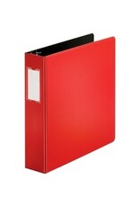 BINDER HVY DUTY D-RING 2'',RED